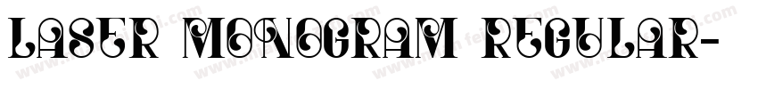 Laser Monogram Regular字体转换